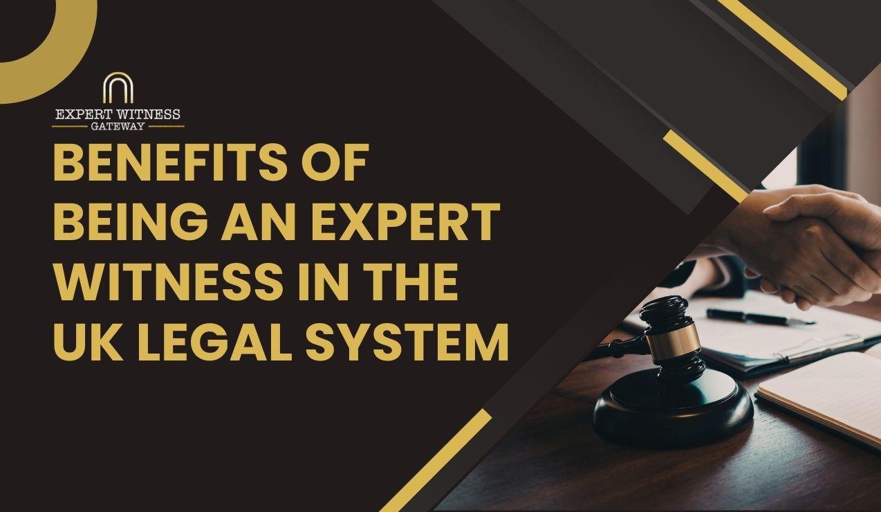Benefits of Being an Expert Witness in the UK Legal System