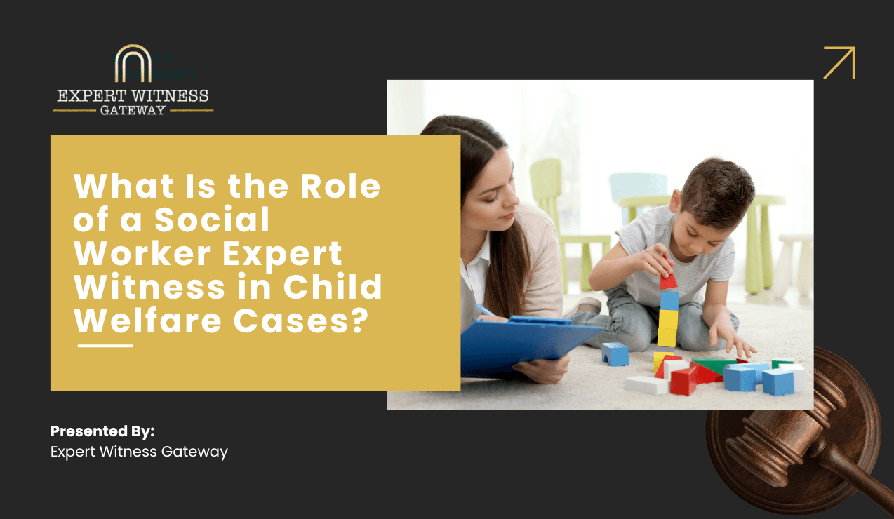 What Is the Role of a Social Worker Expert Witness in Child Welfare Cases?