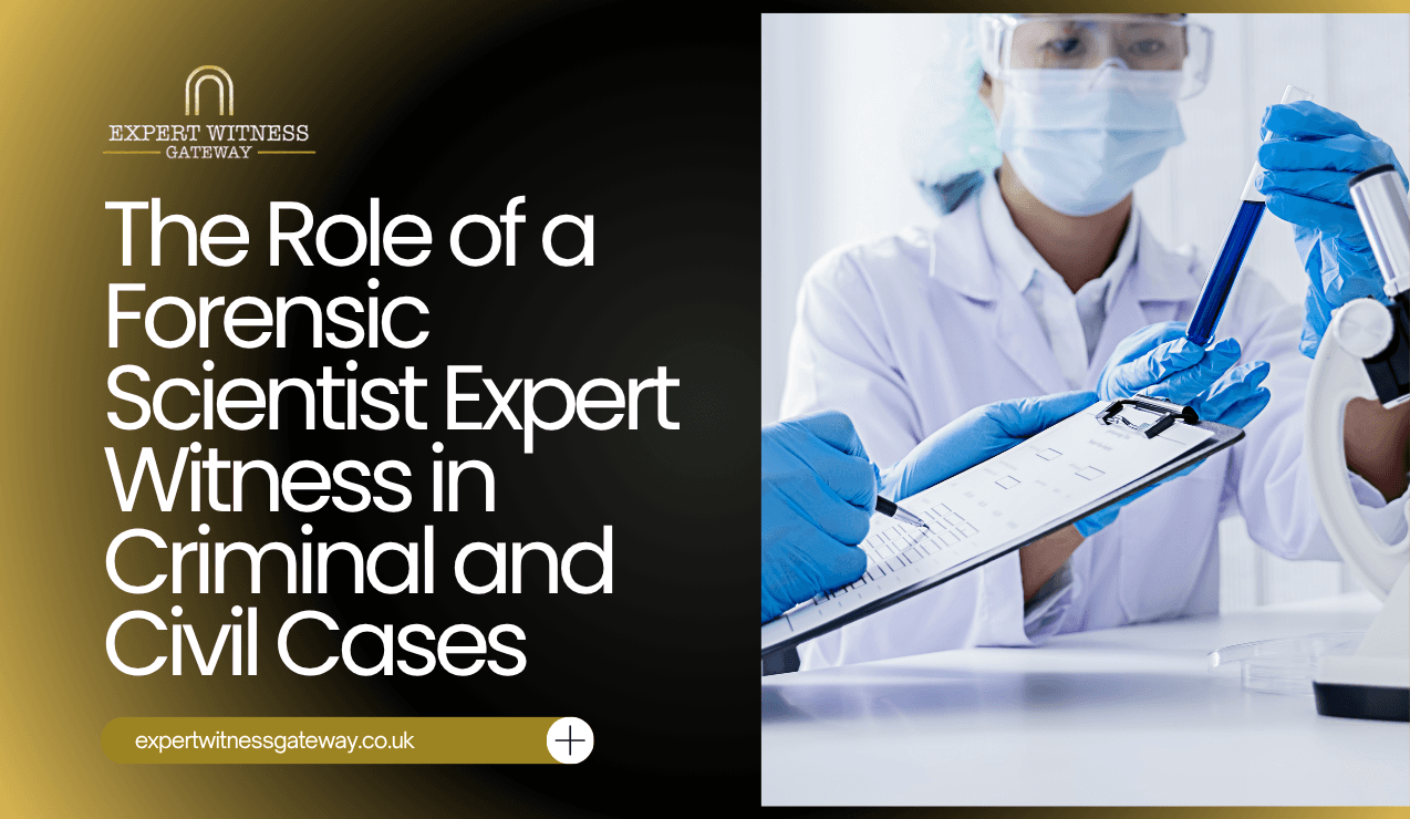 The Role of a Forensic Scientist Expert Witness in Criminal and Civil Cases