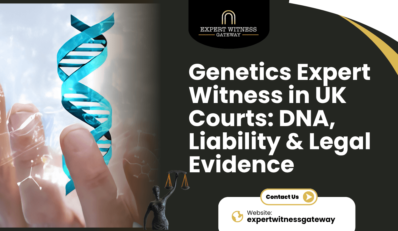 Genetics Expert Witness in UK Courts: DNA, Liability & Legal Evidence