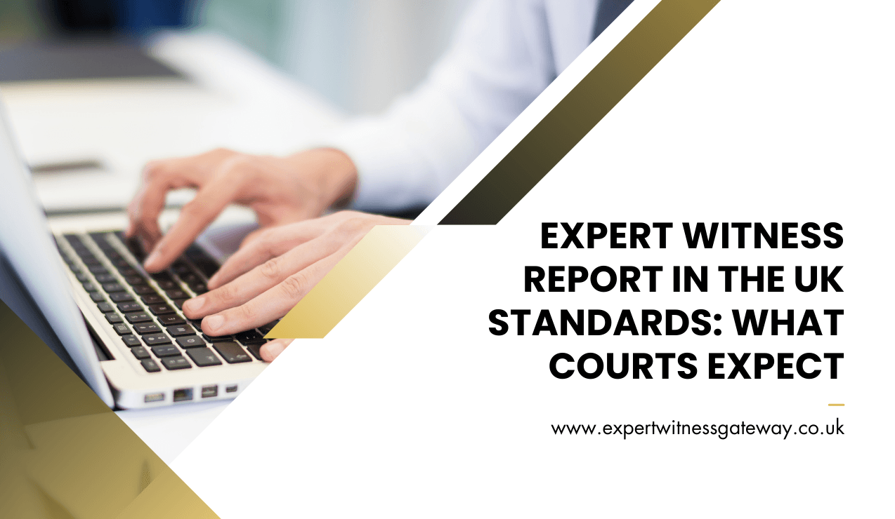 Expert Witness Report in the UK Standards